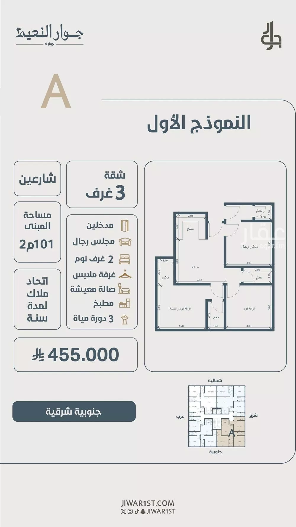 3 bedroom apartment in Al Naeem, Jeddah 11