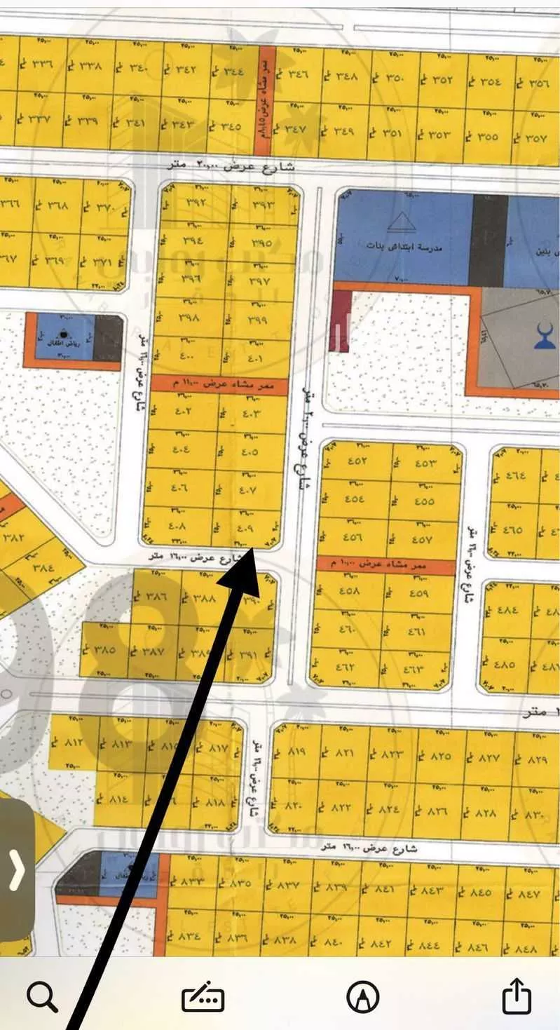 887 sqm land in Al Baraka 2