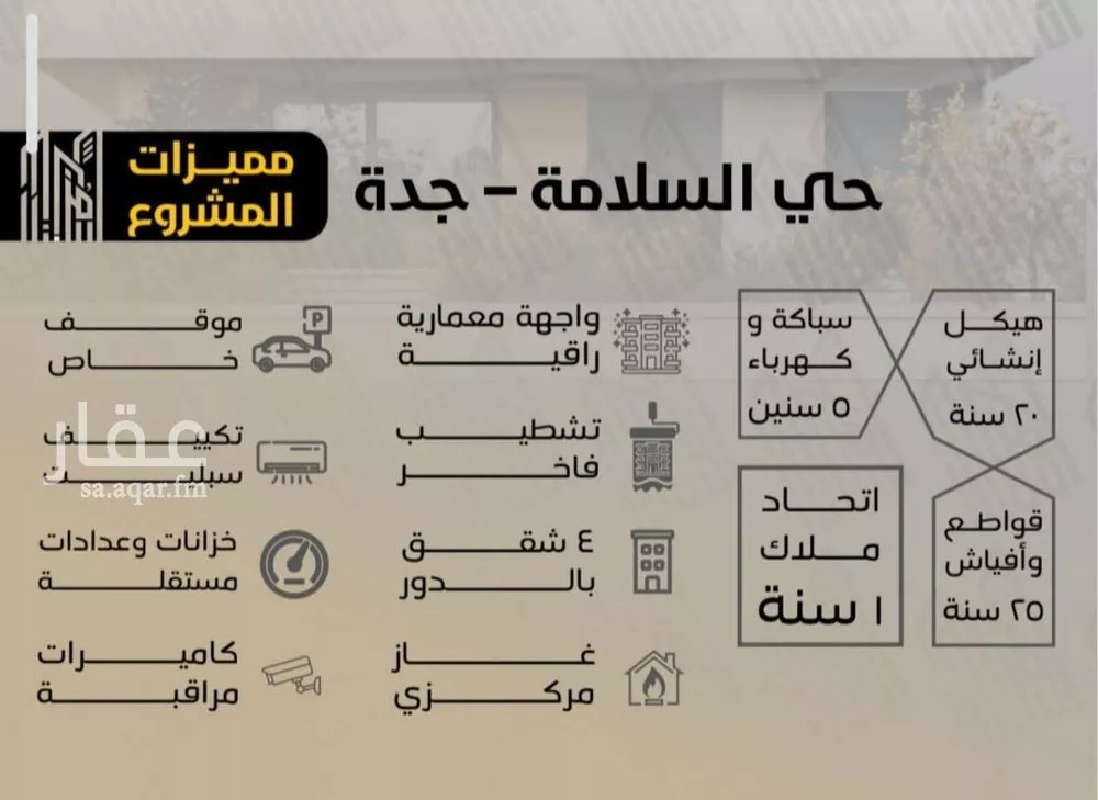 شقة 3 غرف في السلامة 2