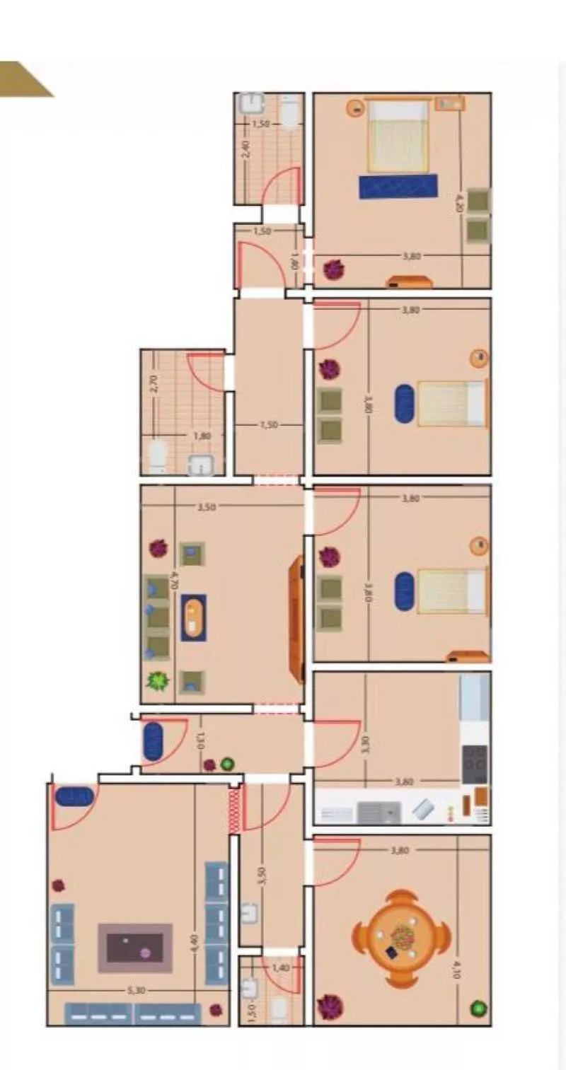 شقة 5 غرف في الرحاب، جدة 8