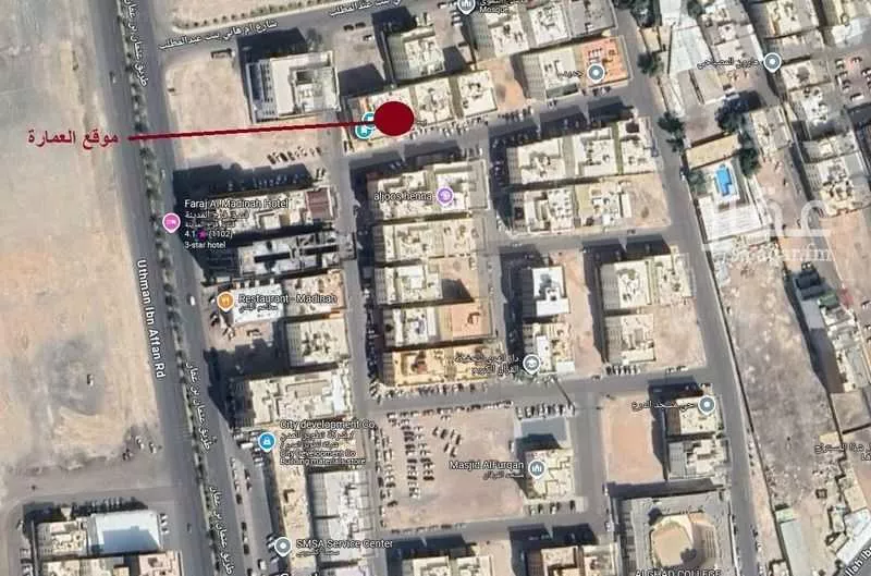 عمارة 851 م² في مسجد الدرع 4