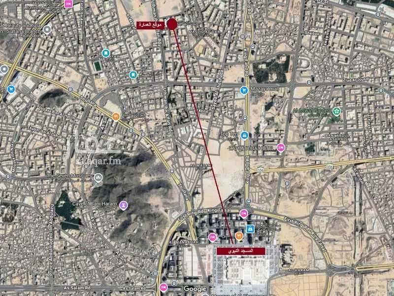 عمارة 851 م² في مسجد الدرع 5