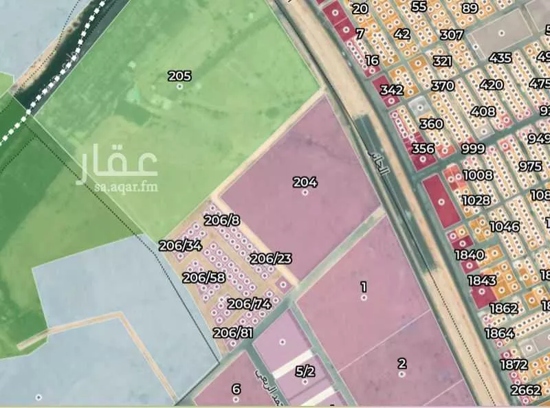 أرض 540 م² في الغنامية 4