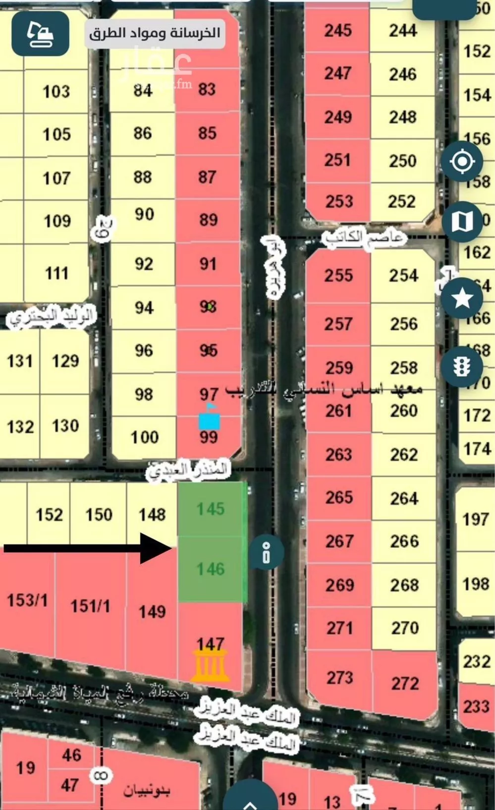 أرض 1358 م² في الزهور 1