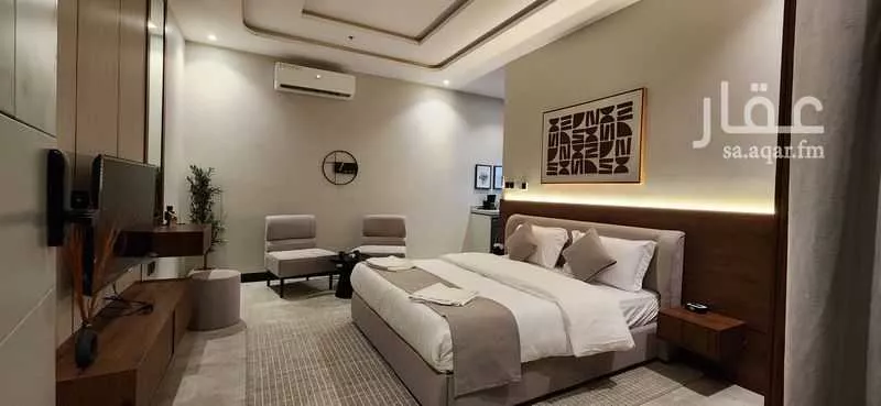 شقة 1 غرف في العقيق 5