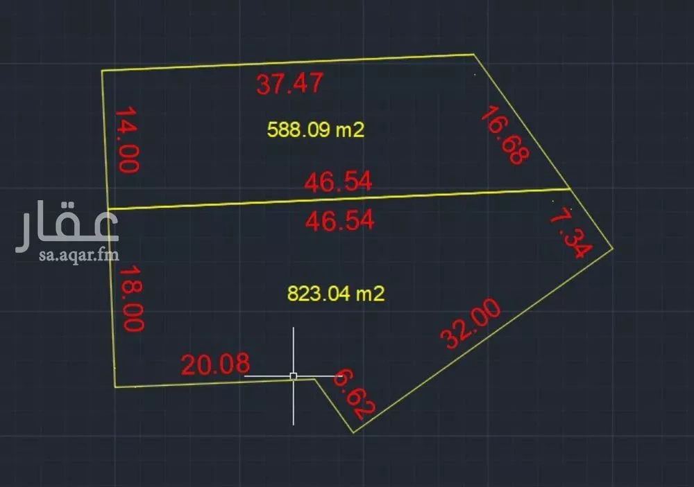 أرض 823 م² في بنبان 2