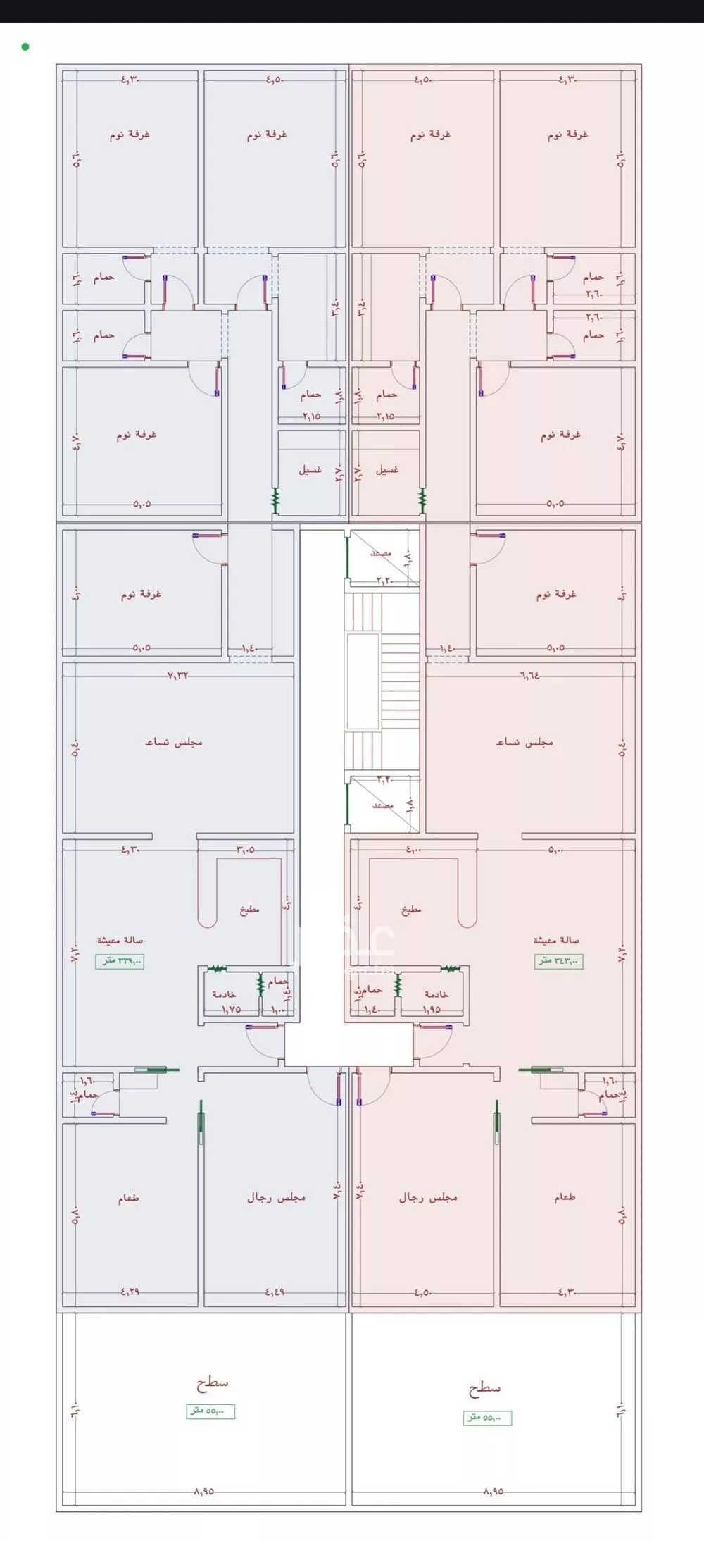 شقة 7 غرف في الجامعة 3