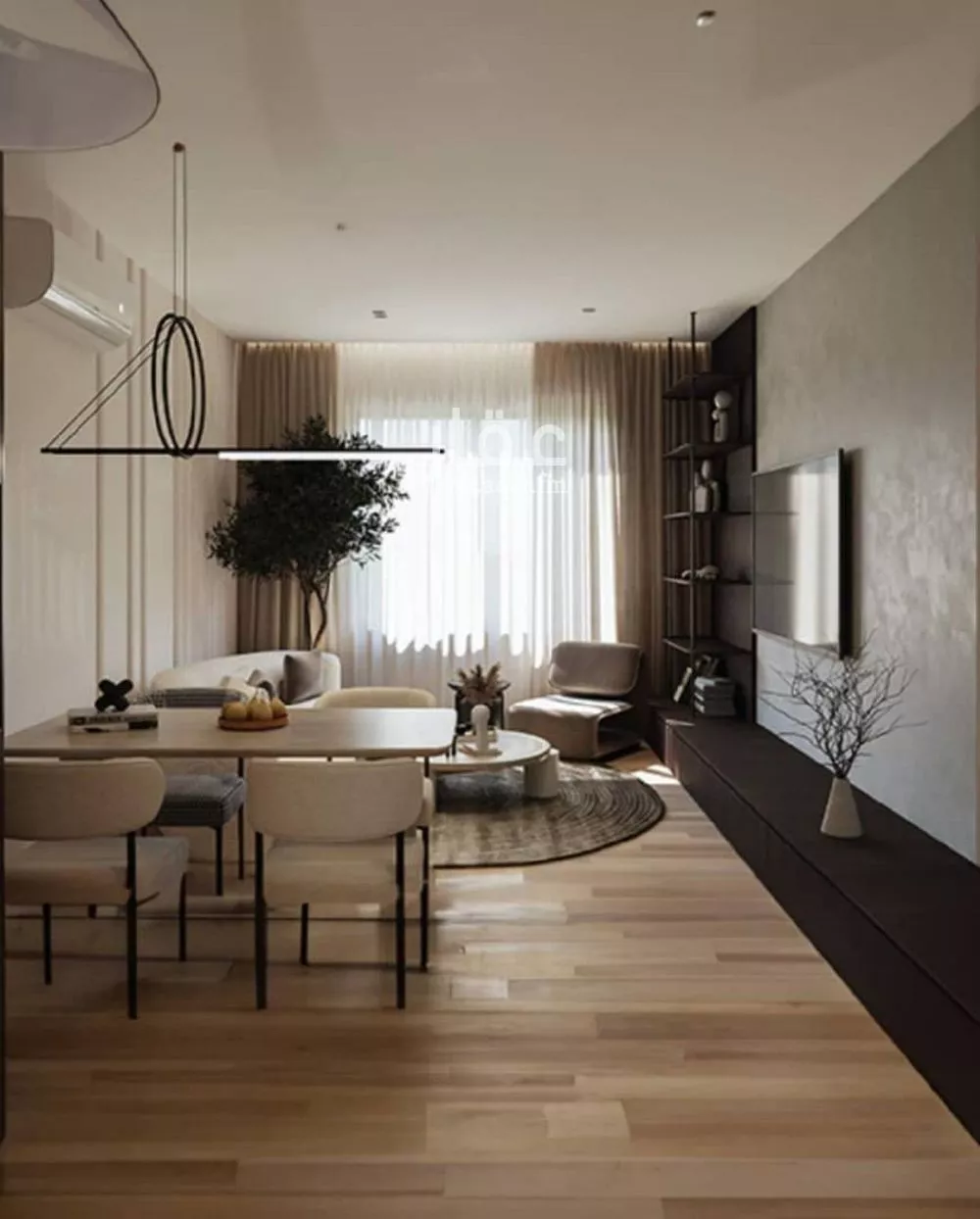 شقة 4 غرف في النعيم 5