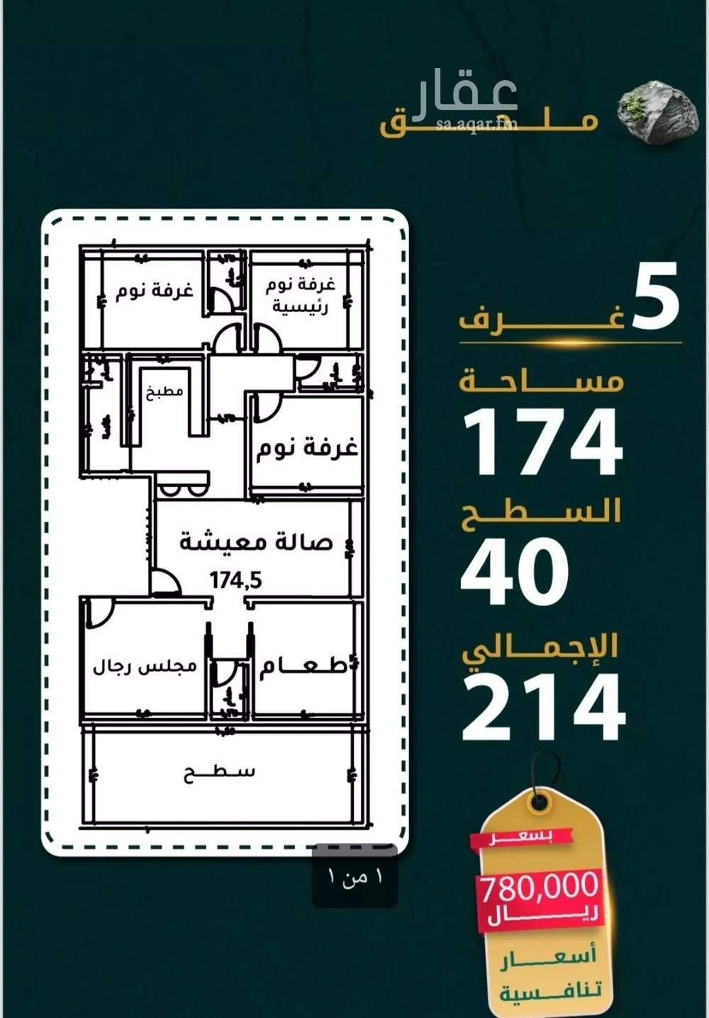 5 bedroom apartment in Al Rawdah 1