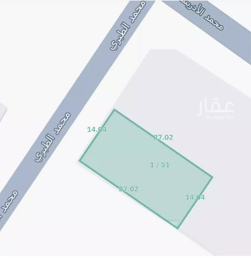 أرض 378 م² في ابحر الجنوبية