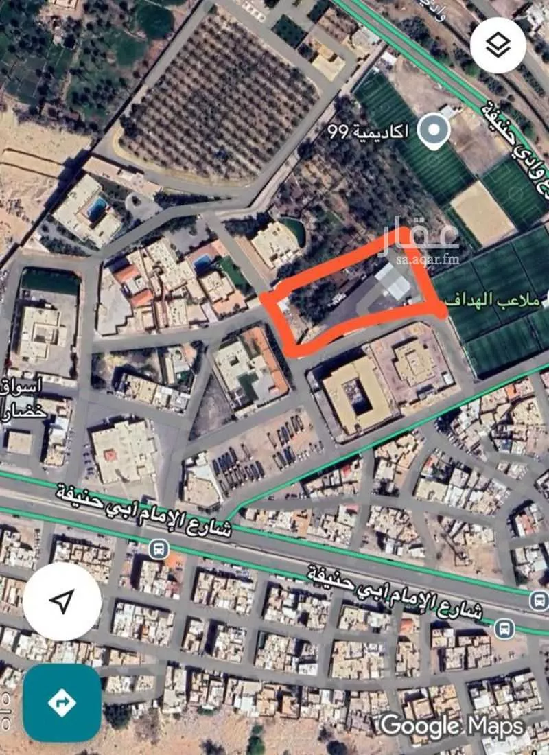 أرض 400 م² في العريجاء 2