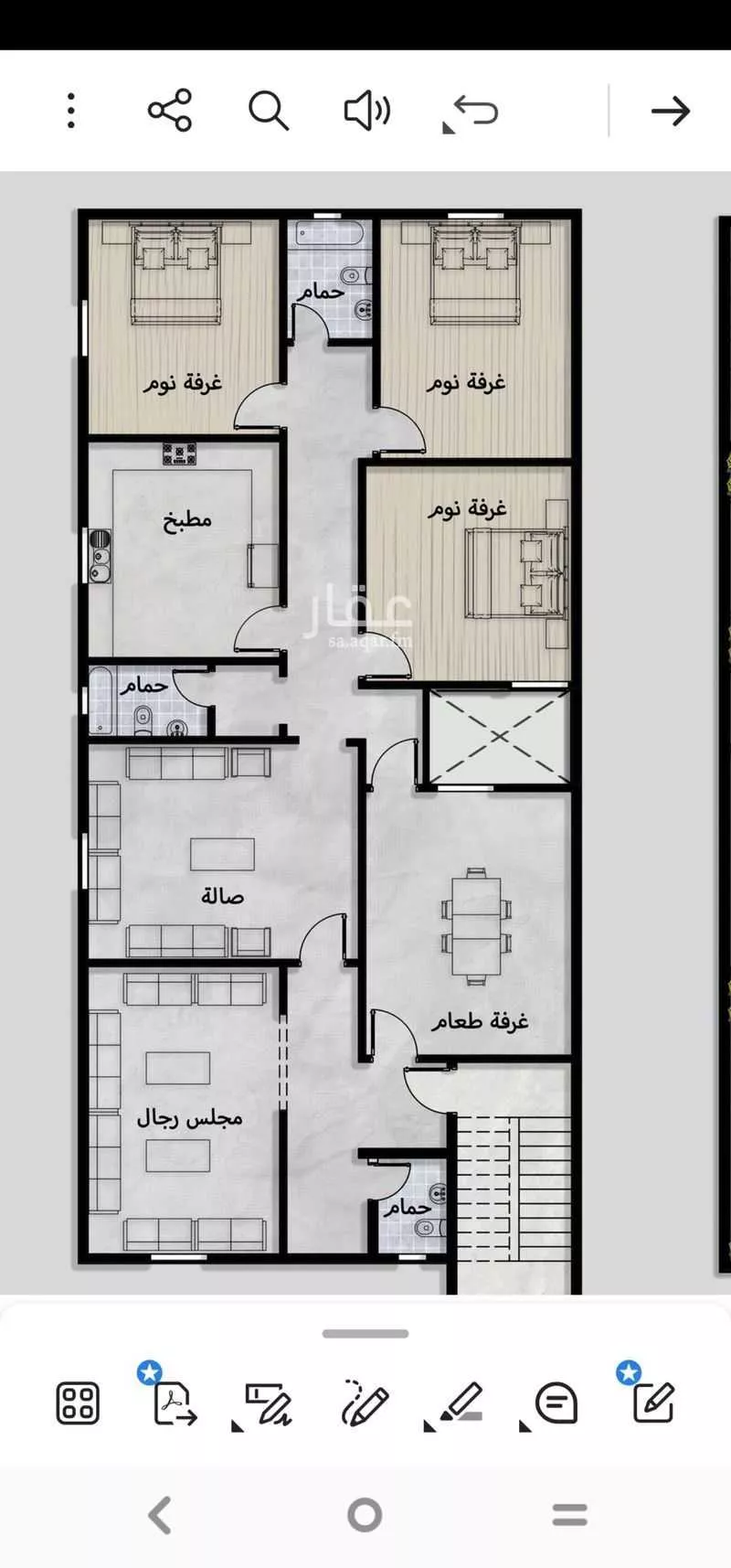 دور 8 غرف في ظهرة البديعة