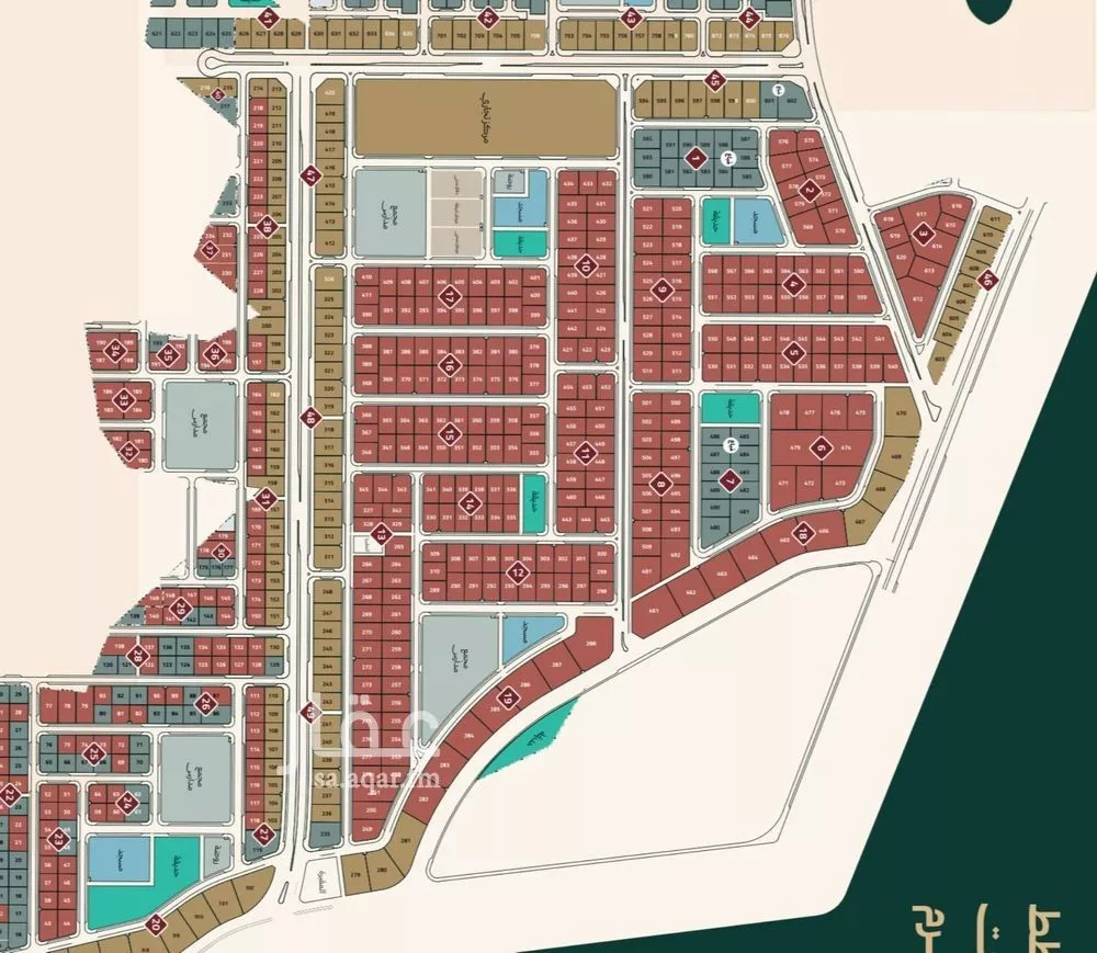 600 sqm land in Al Umrah Al Jadidah 2