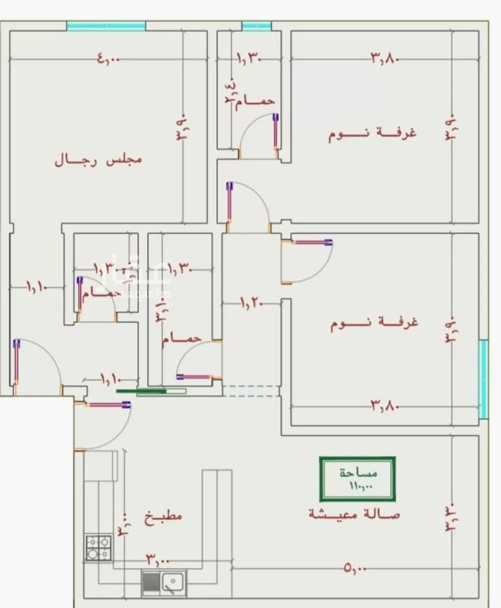 شقة 3 غرف في الصوارى 2