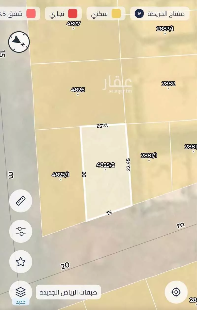 أرض 303 م² في المهدية 3