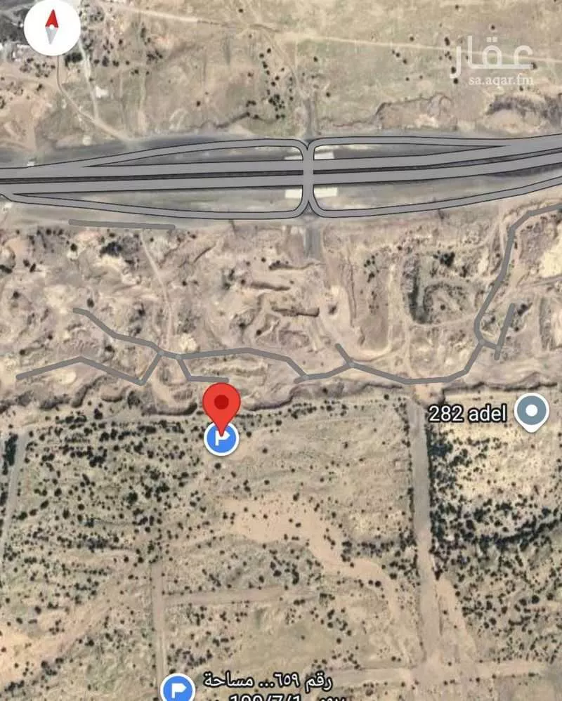 أرض 600 م² في العكيشية