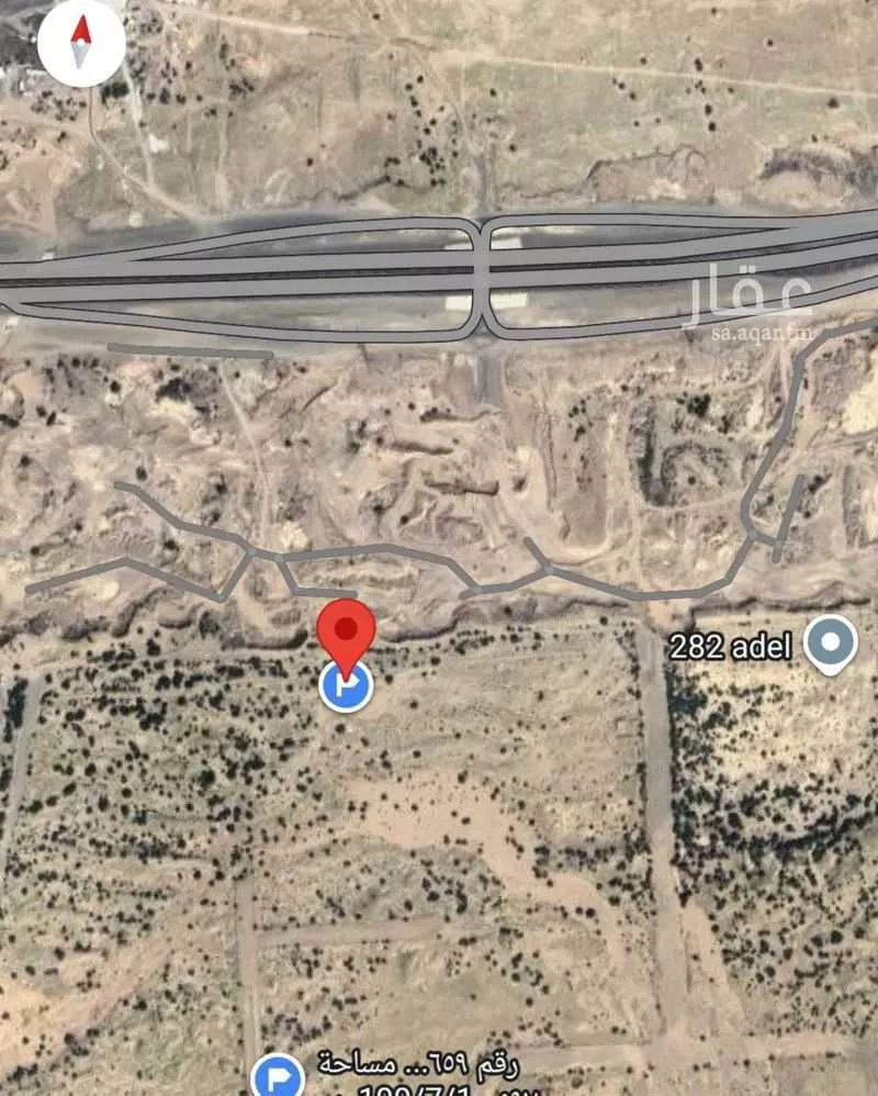 أرض 599 م² في العكيشية