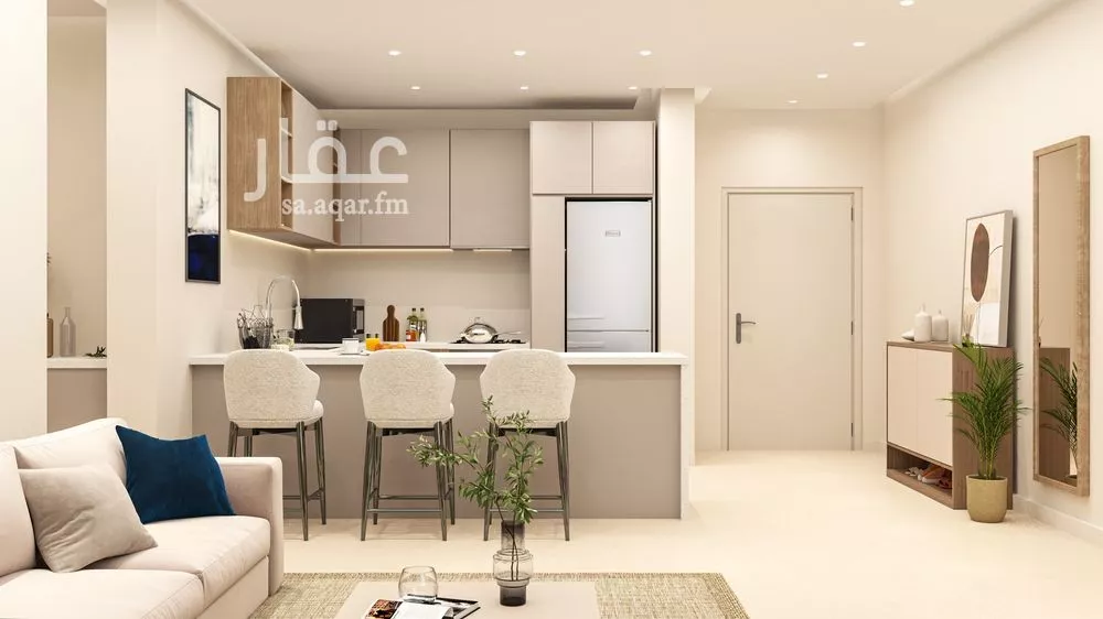 شقة 2 غرف في النرجس 4