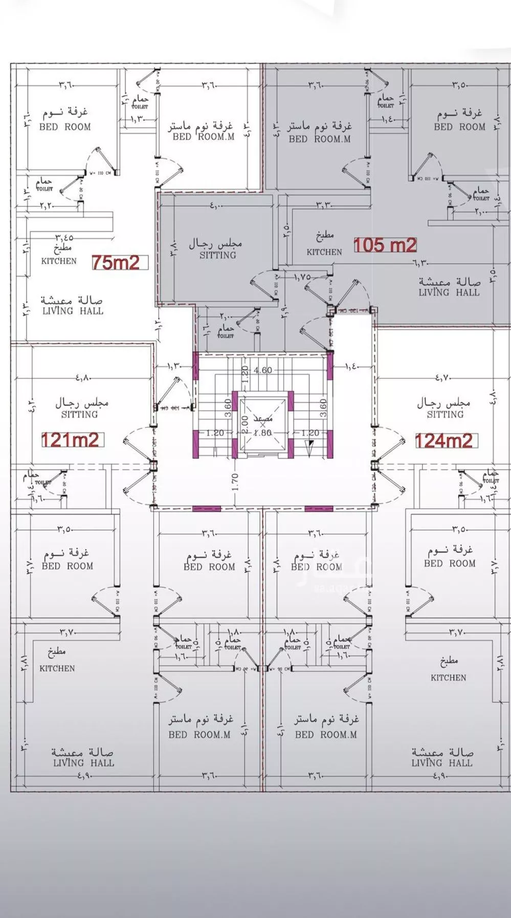 شقة 3 غرف في السلامة 2