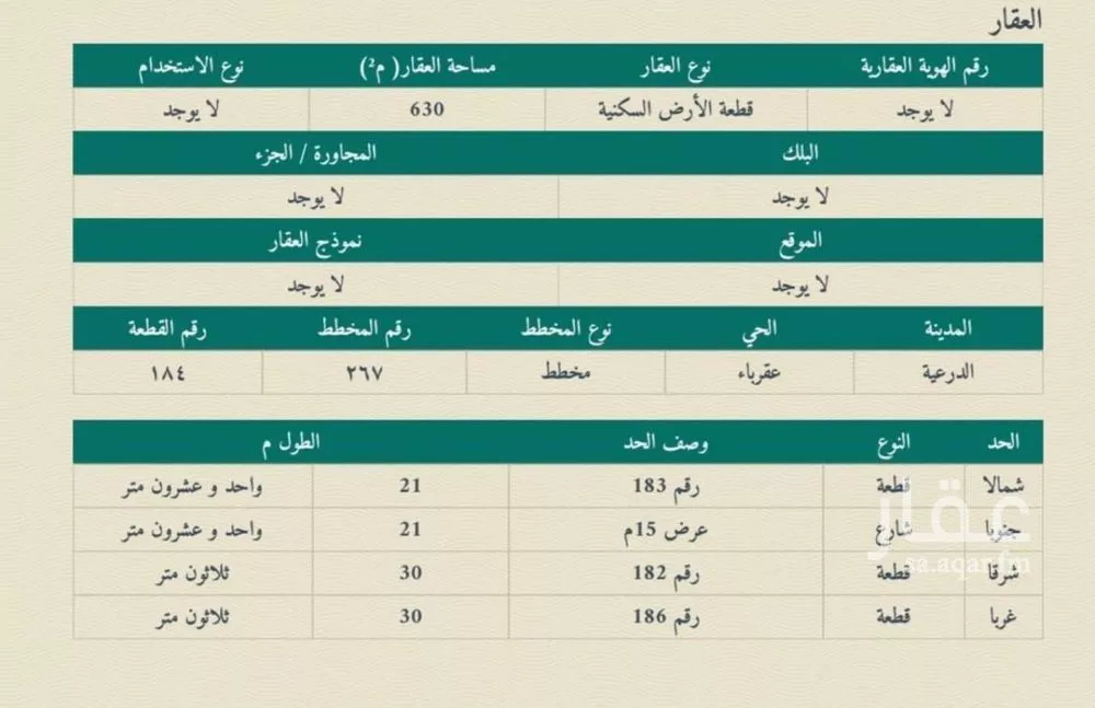 أرض 630 م² في القيروان 3