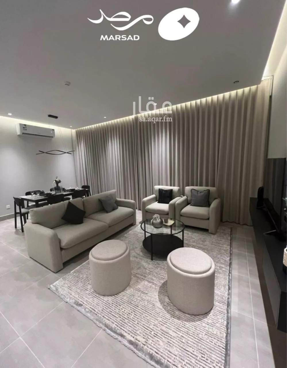 شقة 3 غرف في الملقا 3