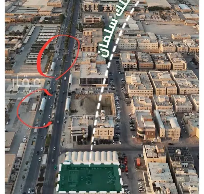 أرض 1875 م² في الملك عبدالعزيز 3