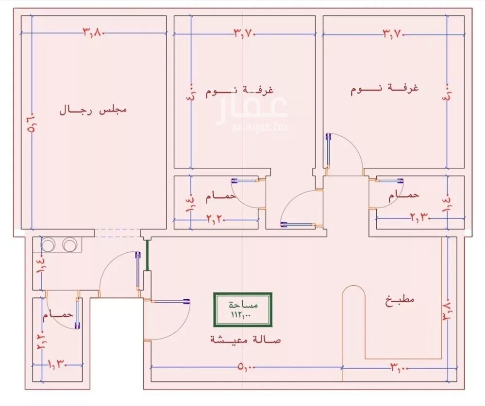 شقة 3 غرف في الصوارى 2