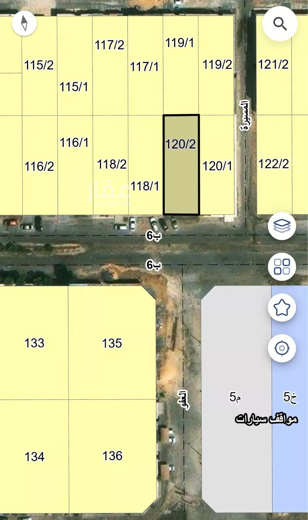 أرض 437 م² في الامواج