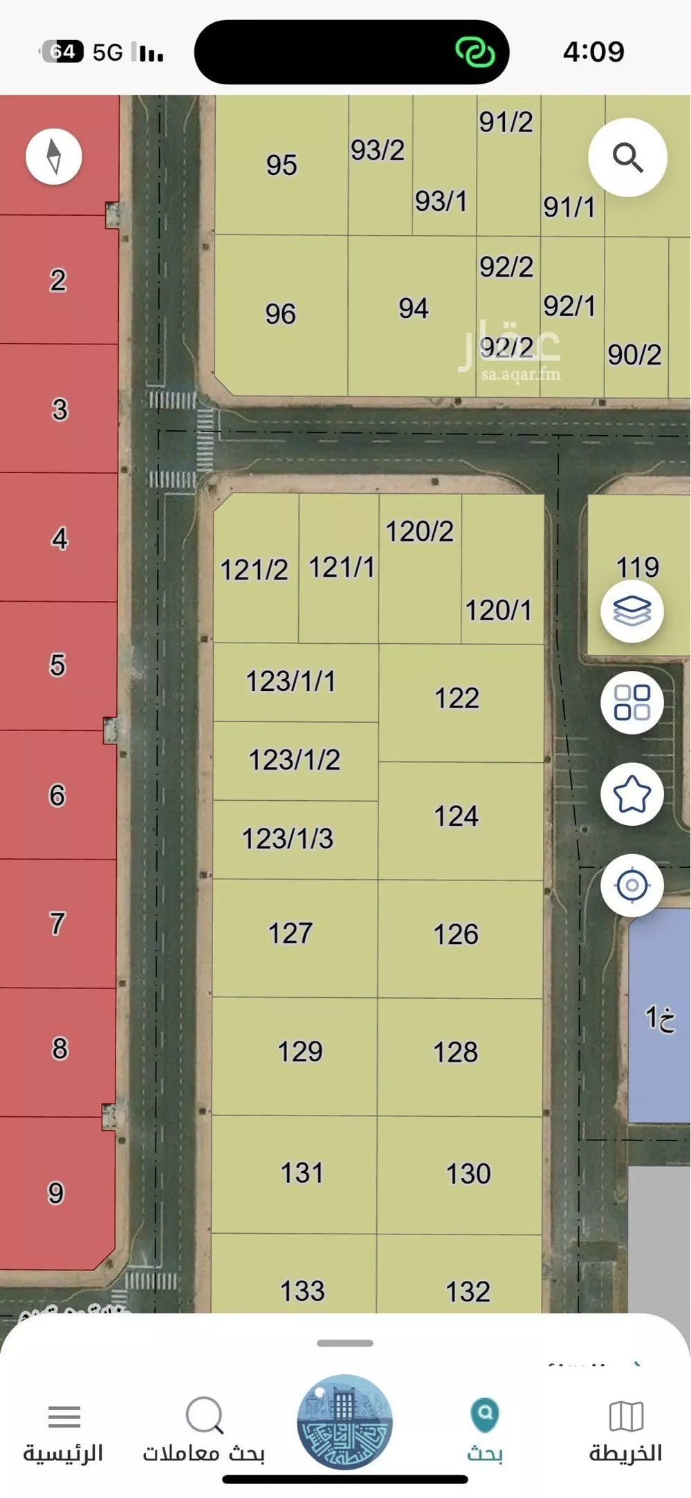 أرض 441 م² في الامواج