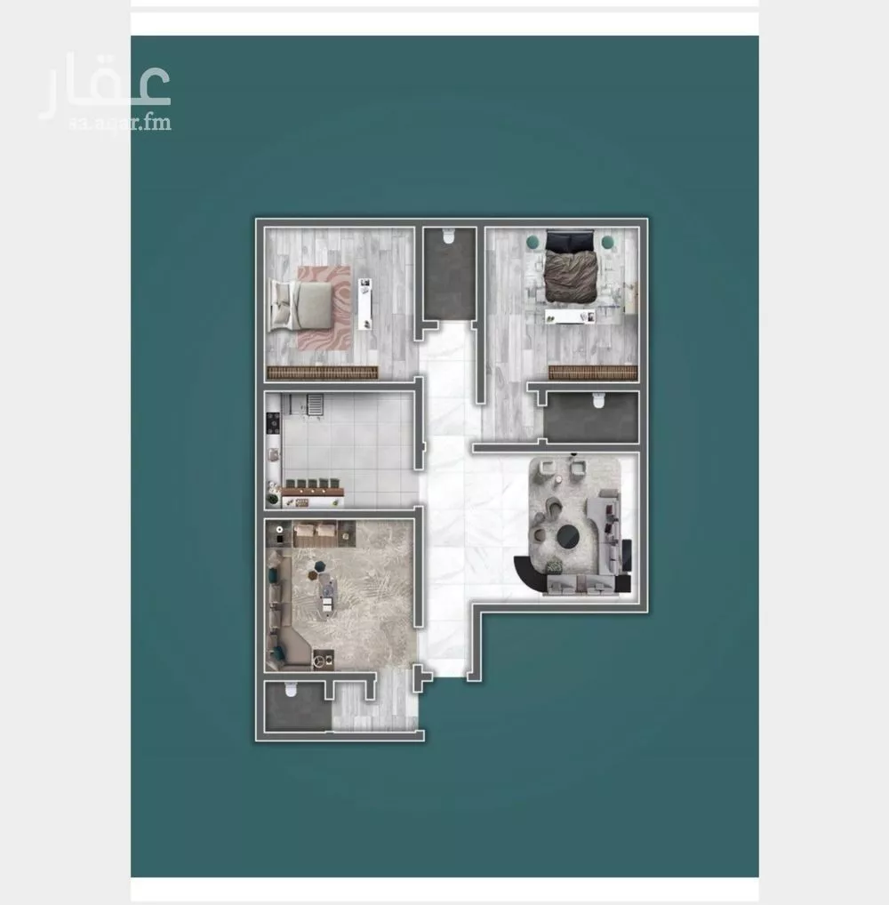 شقة 3 غرف في السلامة 5