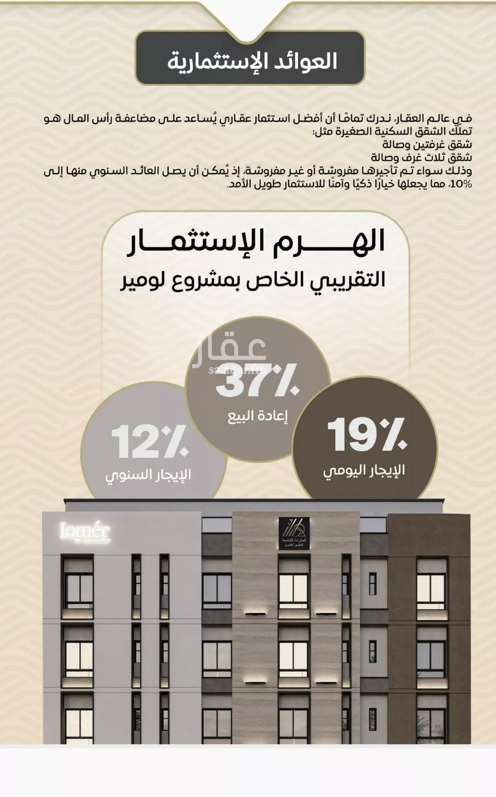 شقة 3 غرف في مشرفة 5