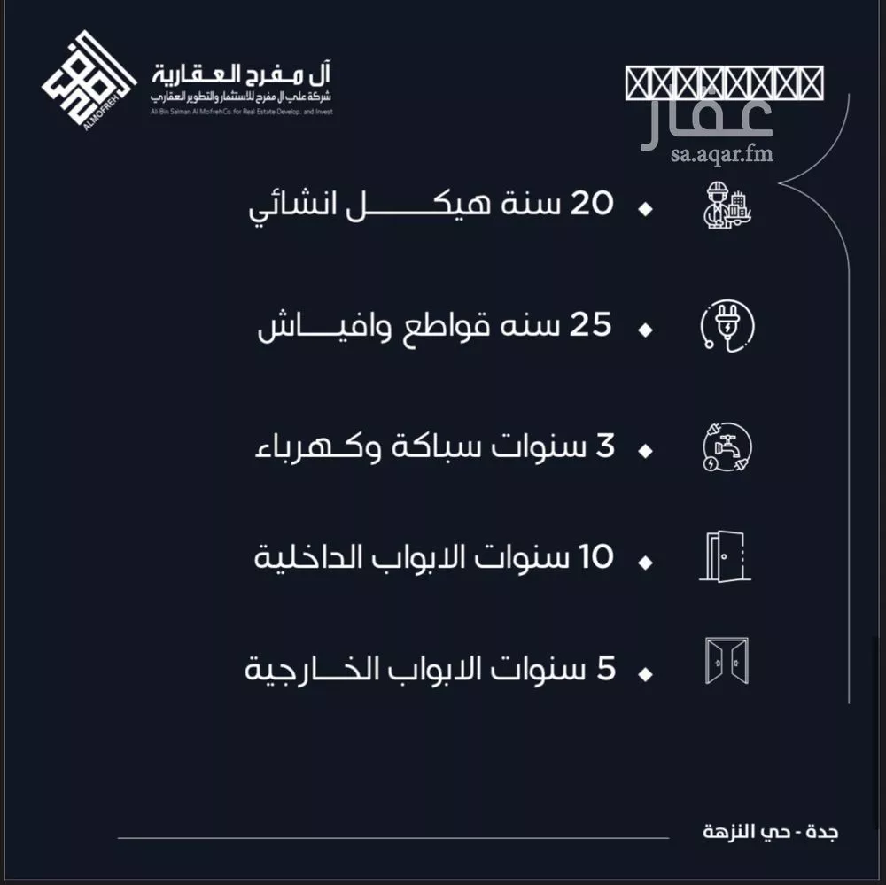 شقة 2 غرف في النزهة 5