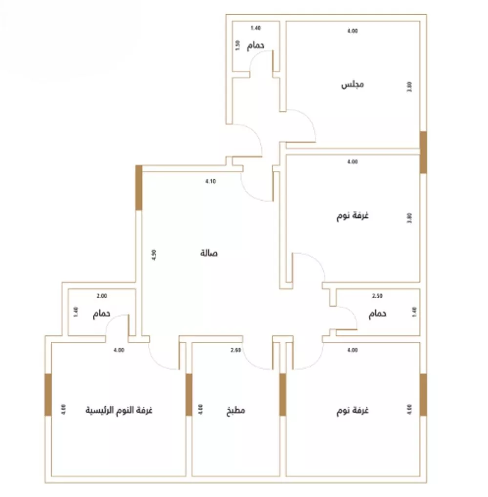 شقة 3 غرف في الفيصلية 2