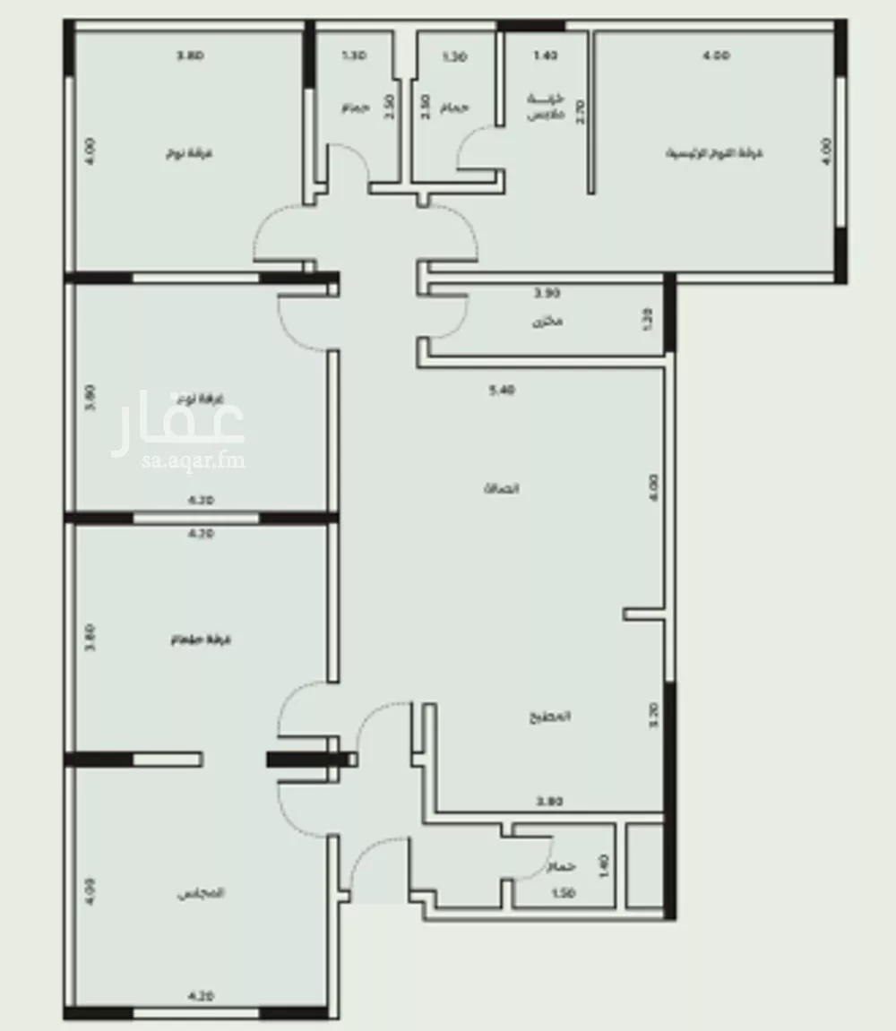 شقة 3 غرف في طيبة 2