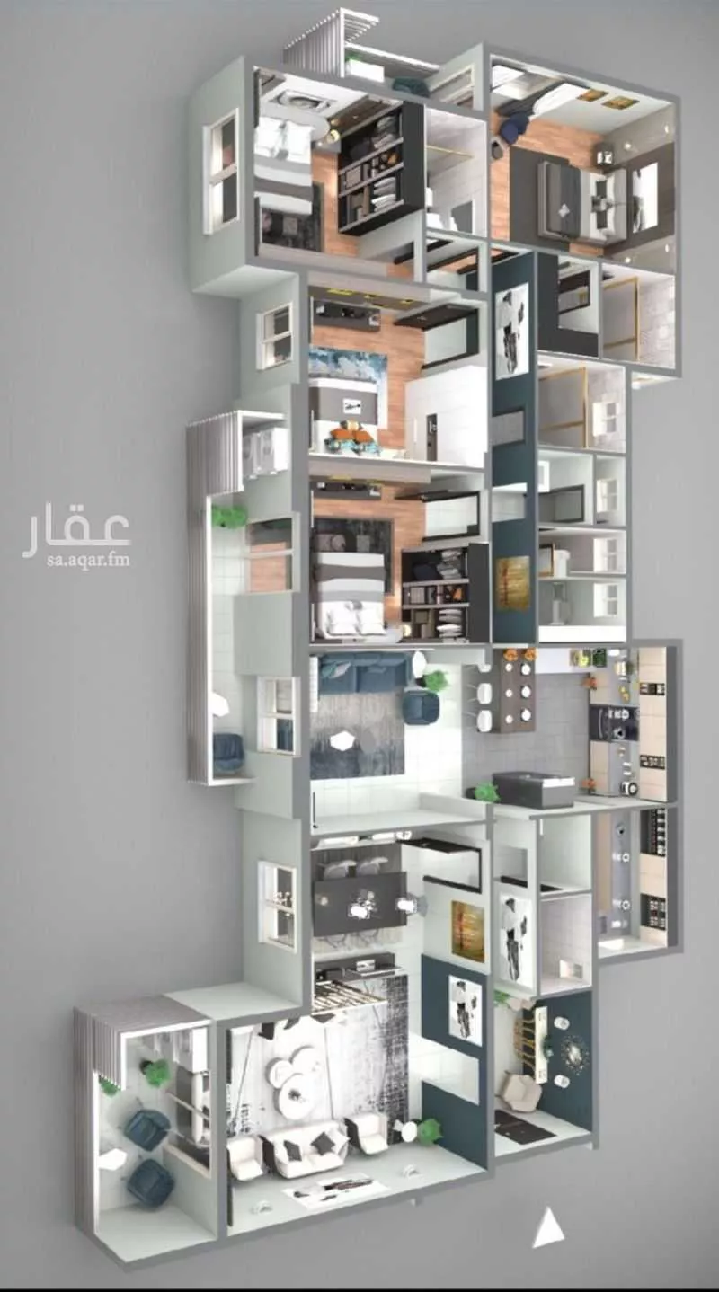 شقة 7 غرف في الحمدانية 2