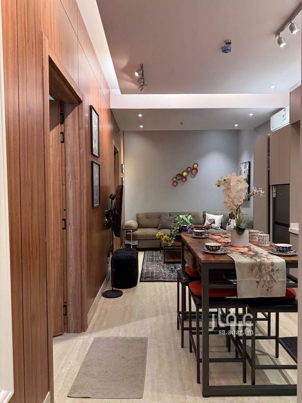 شقة 1 غرف في النرجس 4