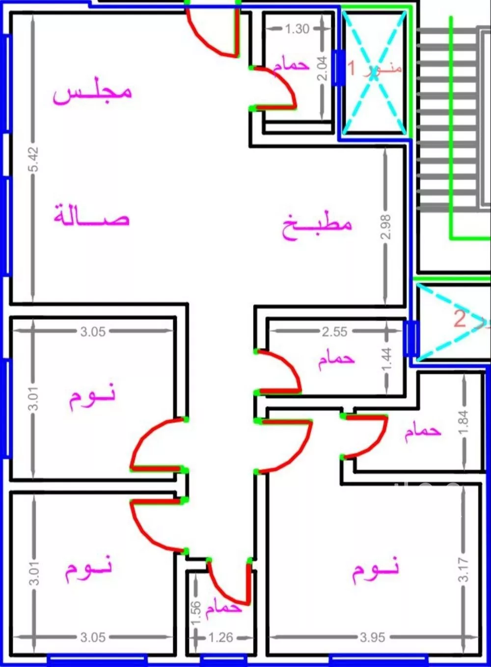 فيلا 3 غرف في الملقا، الرياض 9