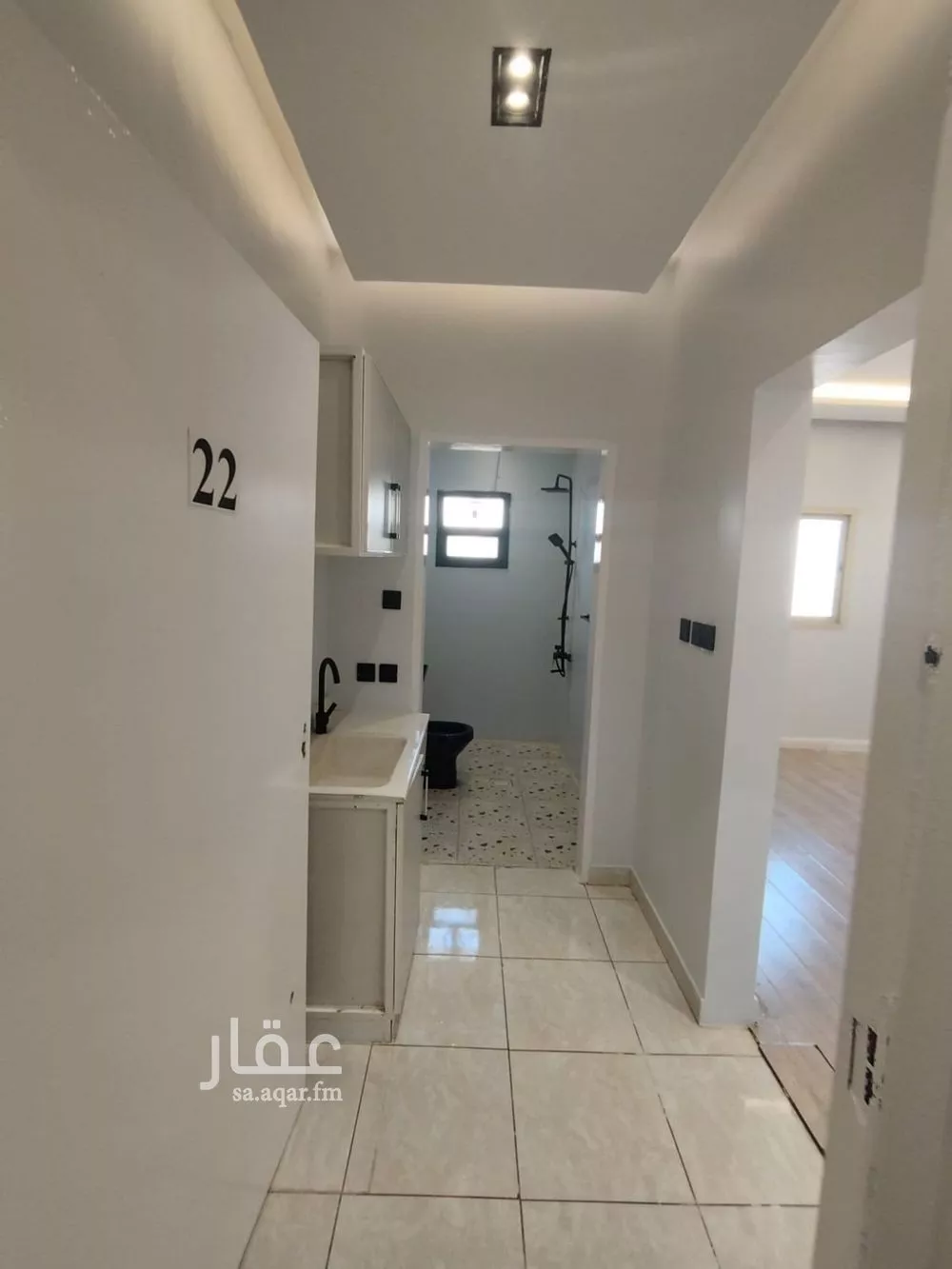 شقة 1 غرف في العقيق 3