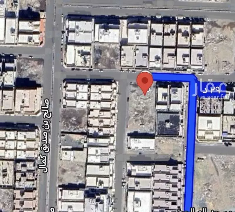 أرض 895 م² في الصالحية
