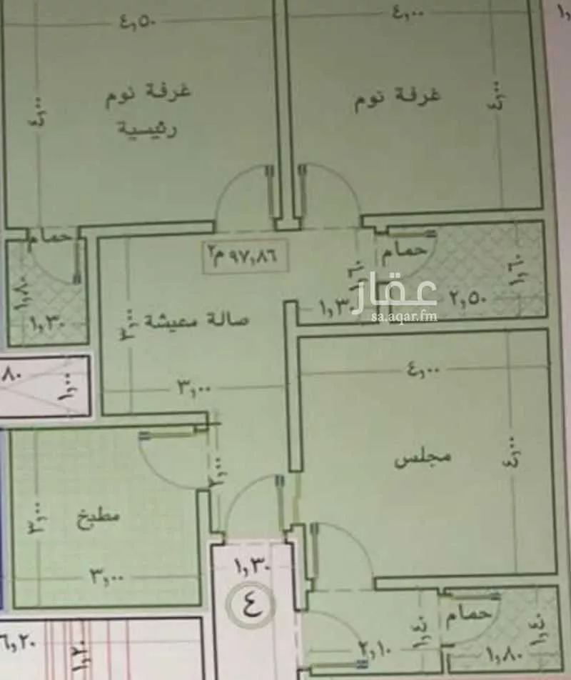 شقة 3 غرف في المنار 4