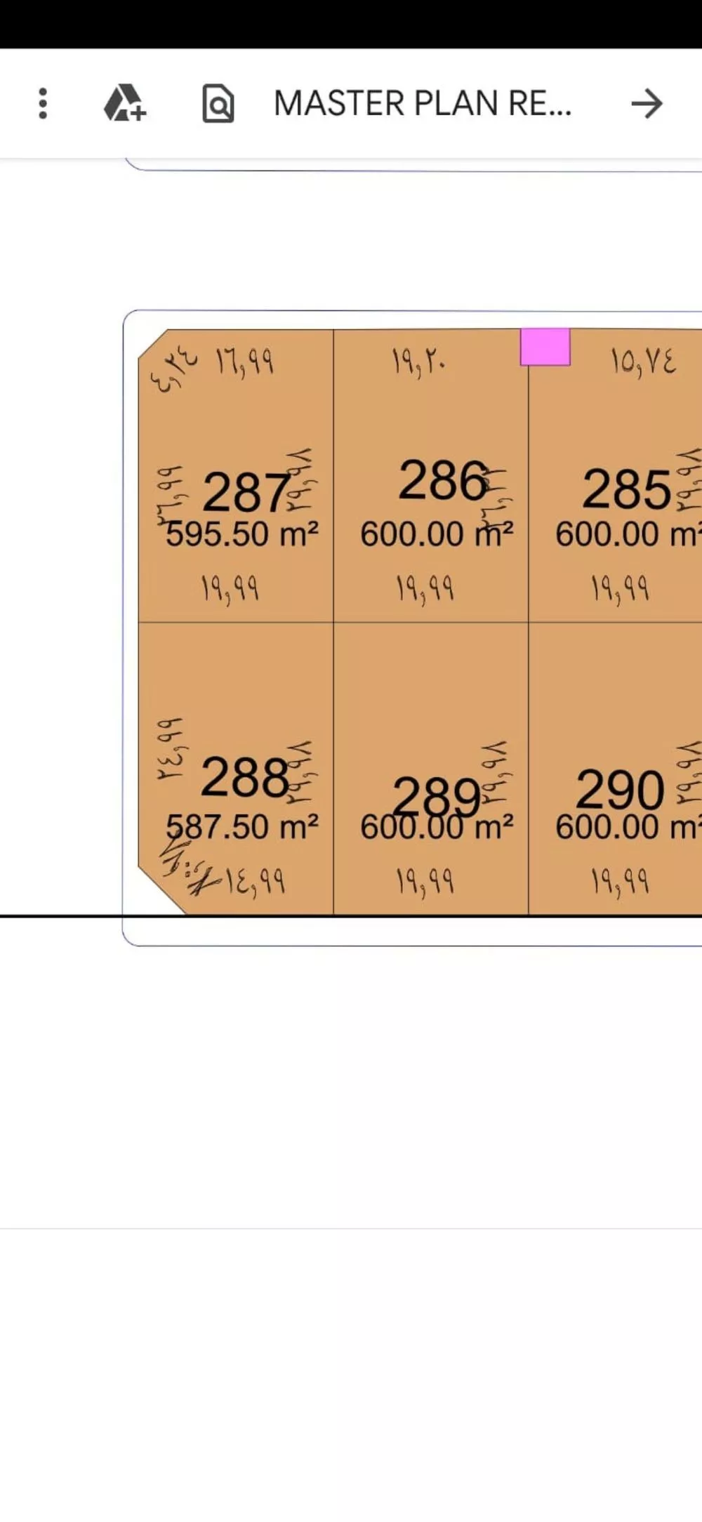 أرض 586 م² في مريخ 2