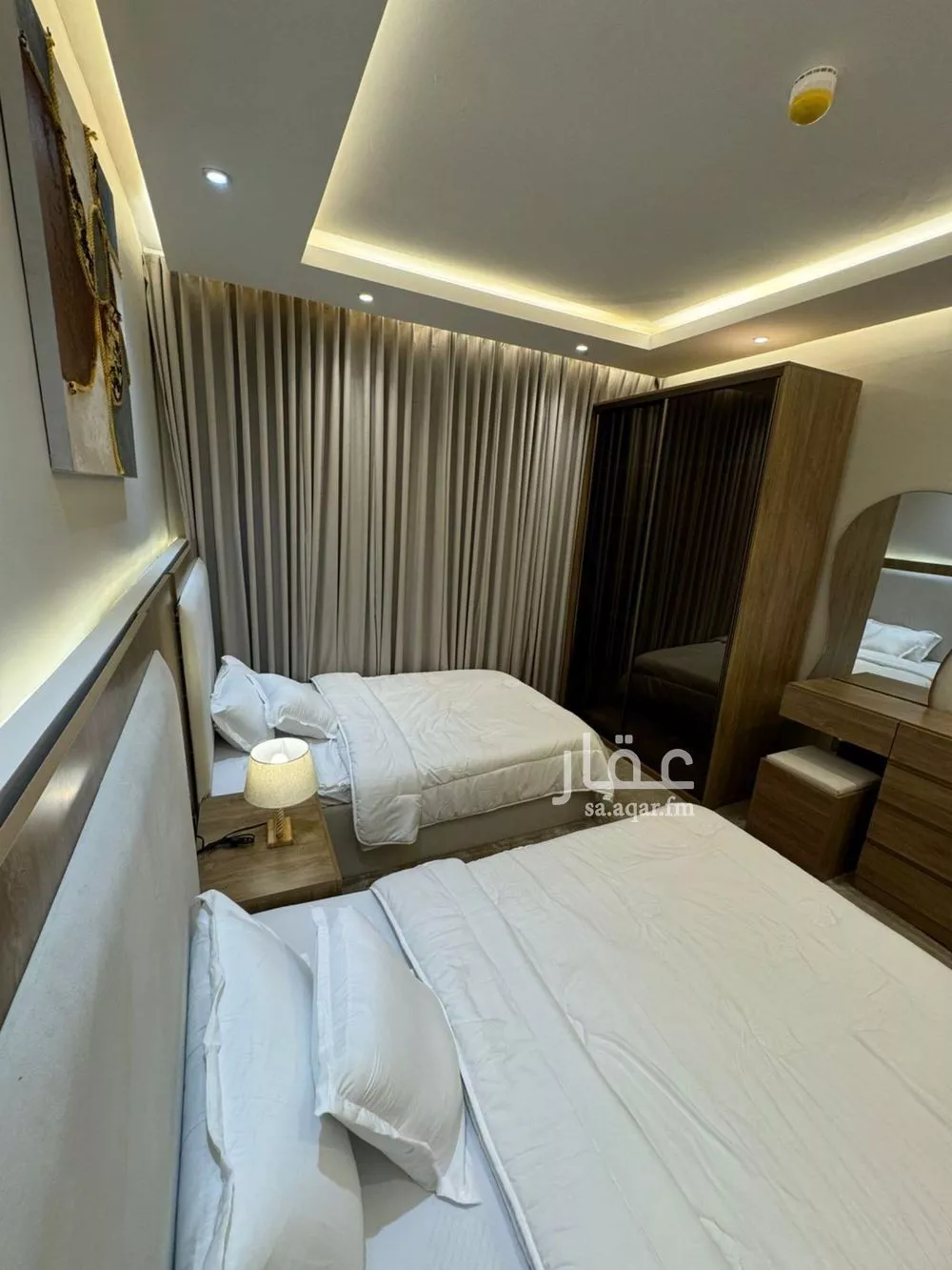 شقة 2 غرف في الملقا 4