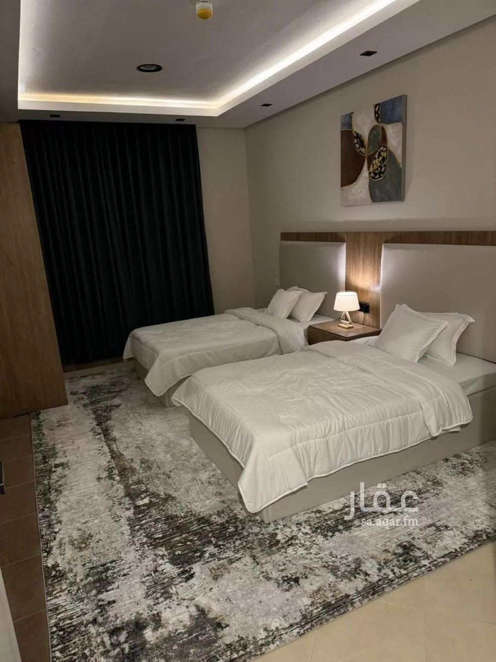 شقة 2 غرف في الملقا 5