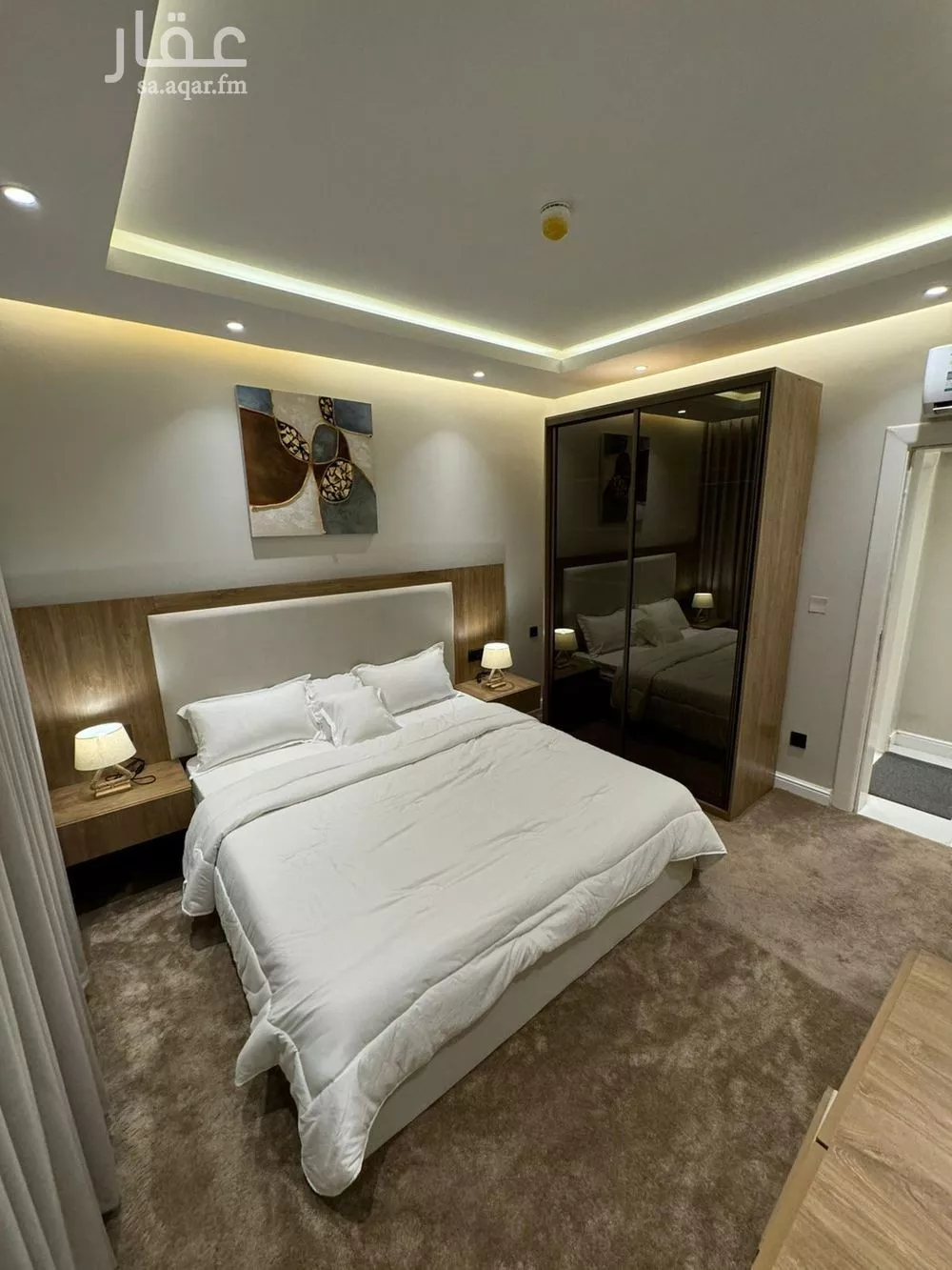 شقة 2 غرف في الملقا 4