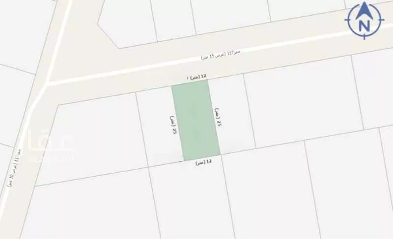 أرض 300 م² في طويق 2