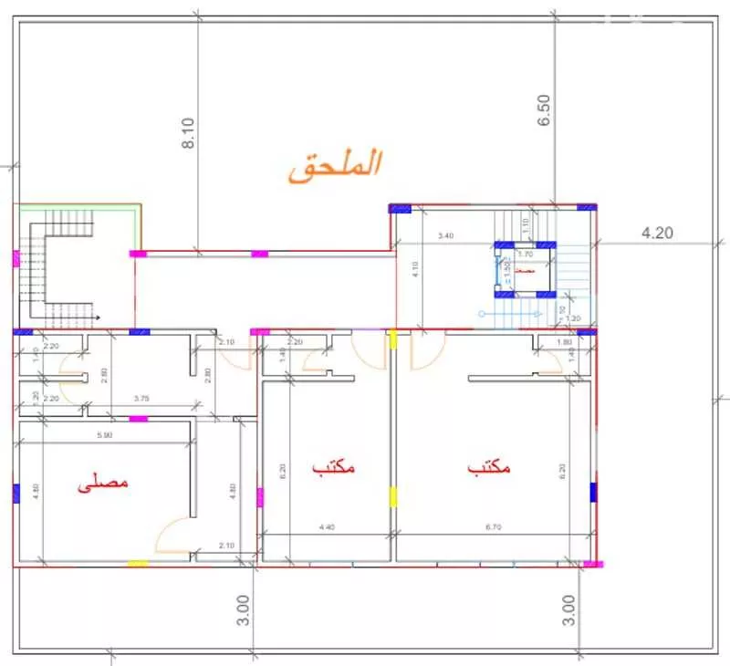 870 sqm office in Al Aridh 2