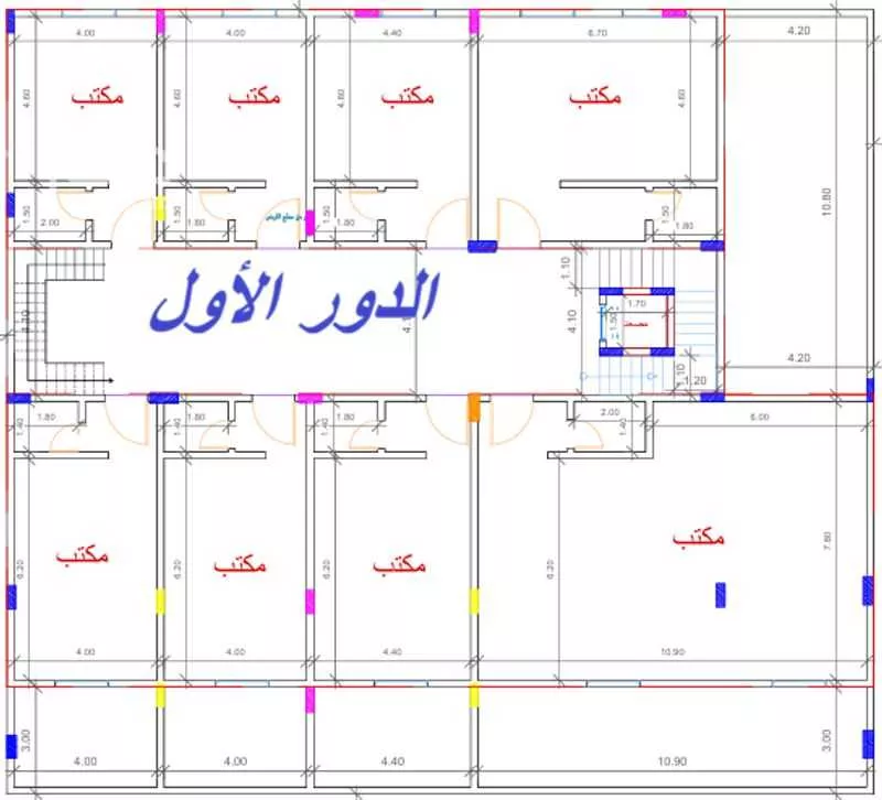 870 sqm office in Al Aridh 3