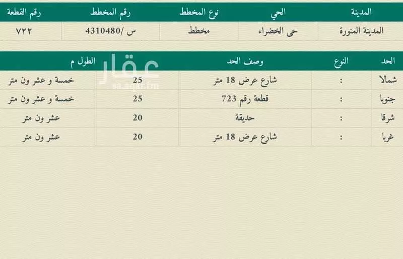 أرض 500 م² في المطار 2