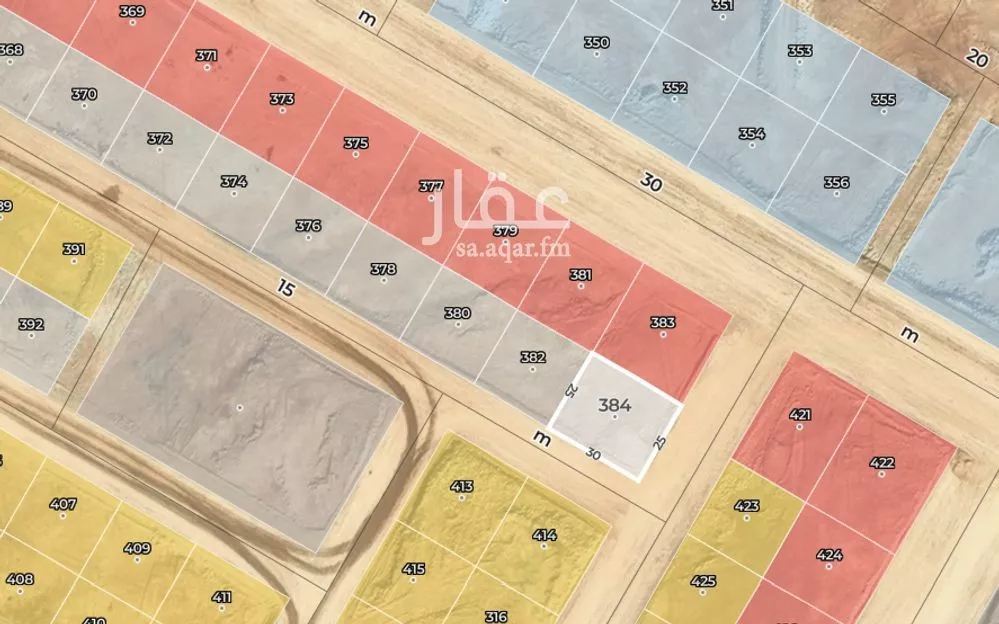 750 sqm land in Al Hazm 5