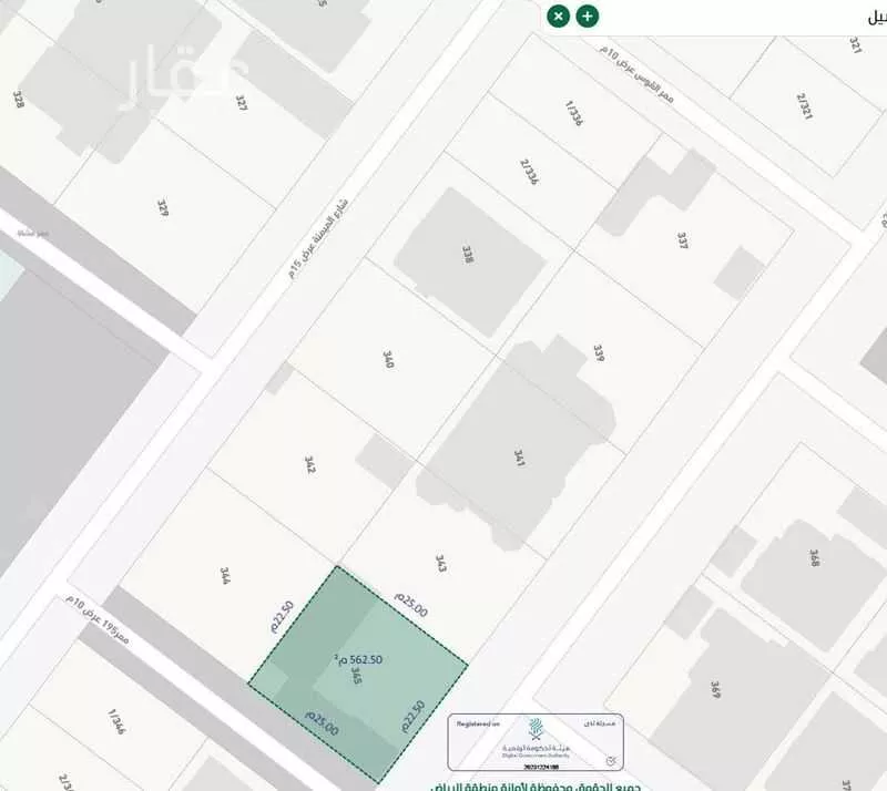أرض 562 م² في بدر 2